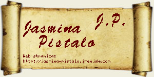 Jasmina Pištalo vizit kartica
